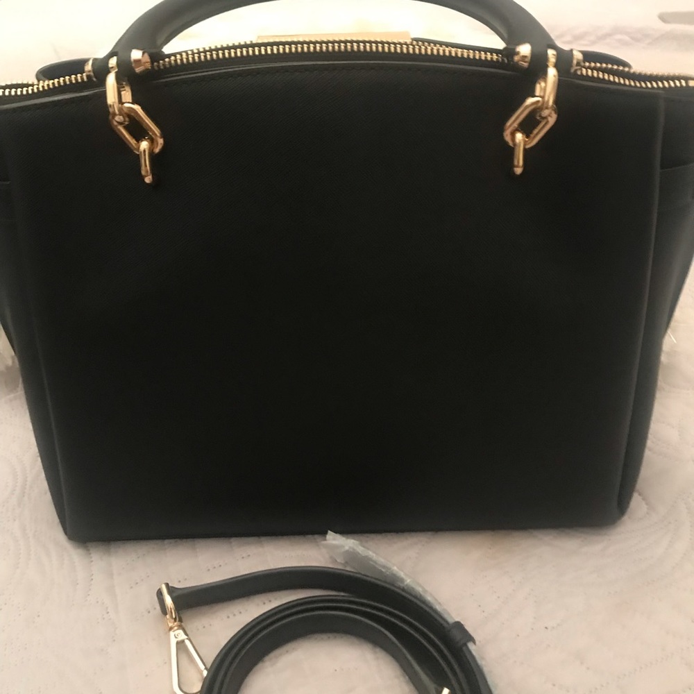 Michael Kors Saffiano Leather Satchel - Picture 7 of 8